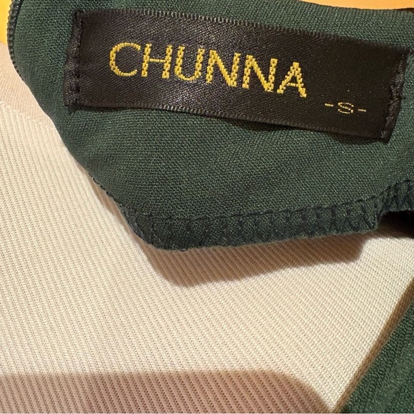 Classy Elegant Pine Green Formal Wedding Guest Dress Wmn’s S - Picture 10 of 13